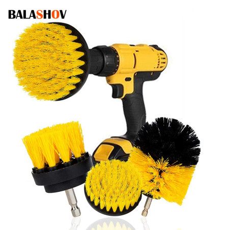 Brosses à récurer électriques BALASHOV 3 pièces - Nettoyage en profondeur des surfaces